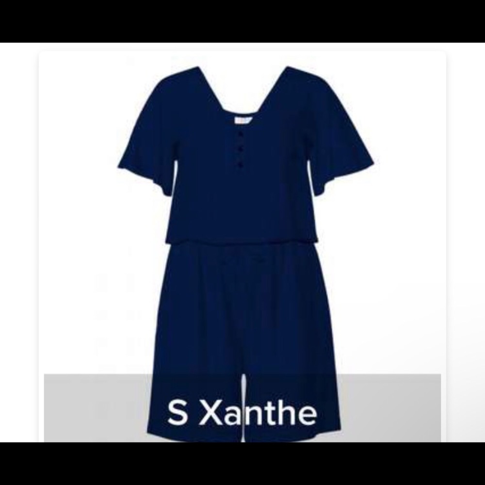 NWOT Small LLR Navy Blue Xanthe Romper